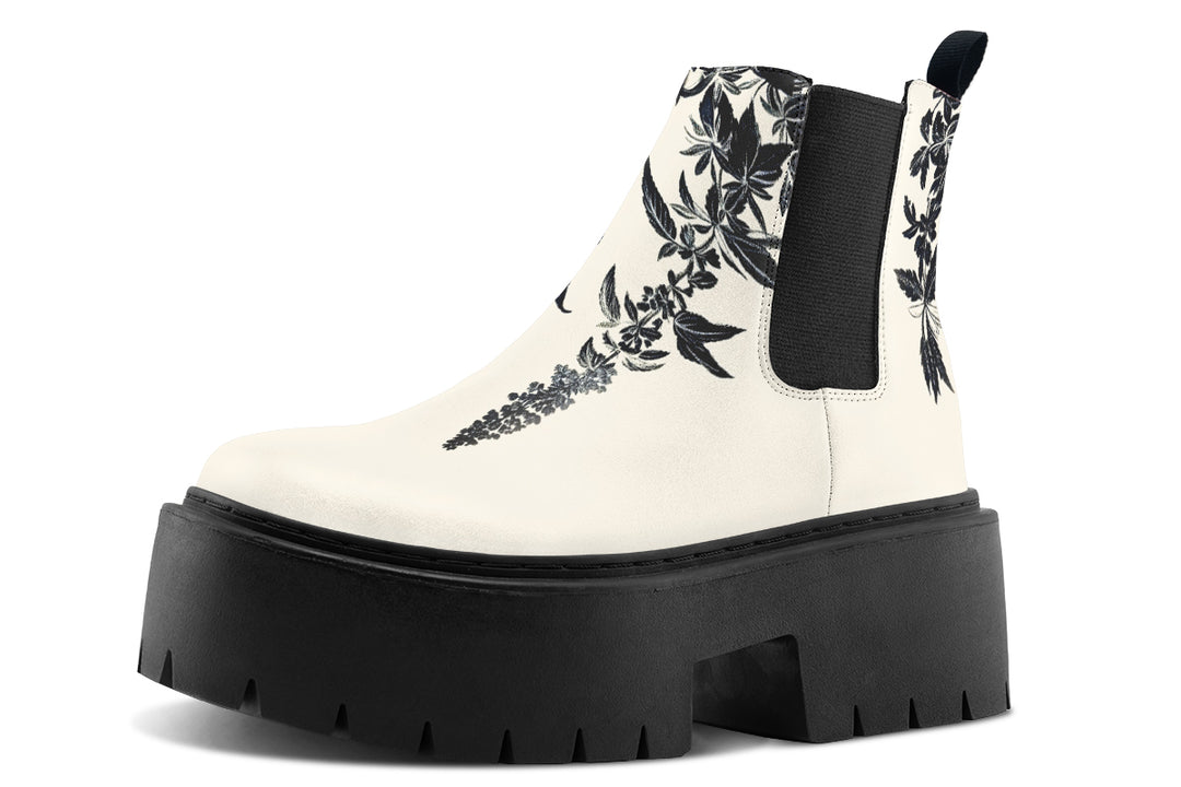 Night Ivy Platform Chelsea Boots