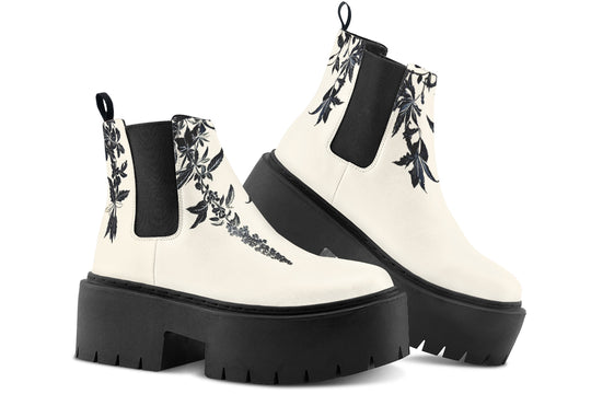 Night Ivy Platform Chelsea Boots
