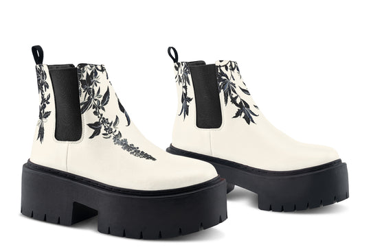 Night Ivy Platform Chelsea Boots