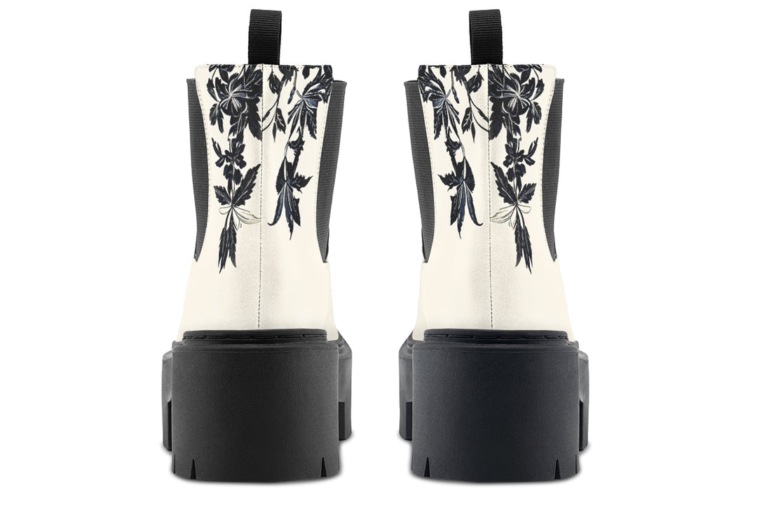 Night Ivy Platform Chelsea Boots