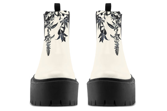 Night Ivy Platform Chelsea Boots