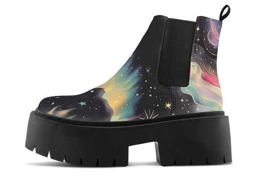 Northern Lights Platform Chelsea Boots