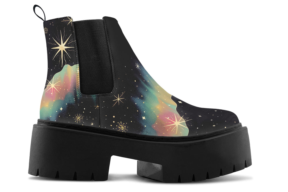 Northern Lights Platform Chelsea Boots
