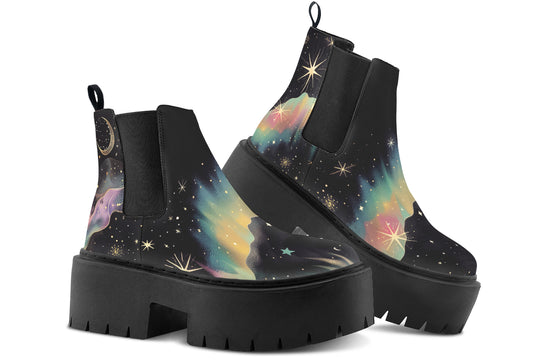 Northern Lights Platform Chelsea Boots