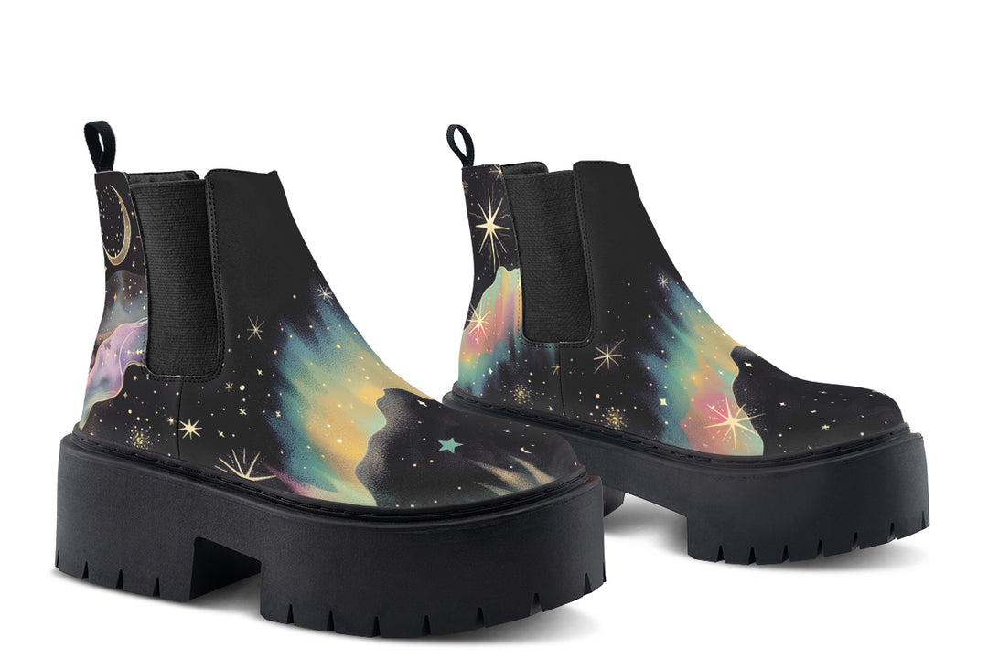 Northern Lights Platform Chelsea Boots