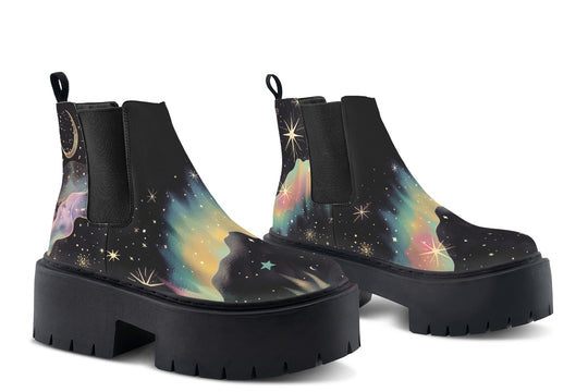Northern Lights Platform Chelsea Boots