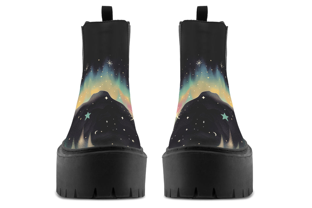 Northern Lights Platform Chelsea Boots
