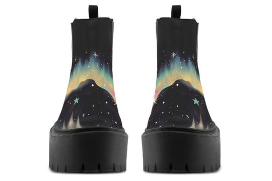 Northern Lights Platform Chelsea Boots