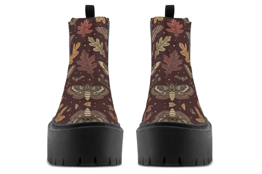Oak Shadow Platform Chelsea Boots