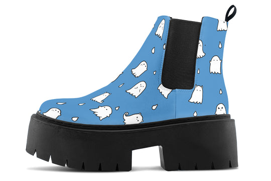 Ocean Ghost Party Platform Chelsea Boots