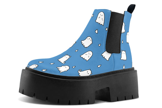 Ocean Ghost Party Platform Chelsea Boots