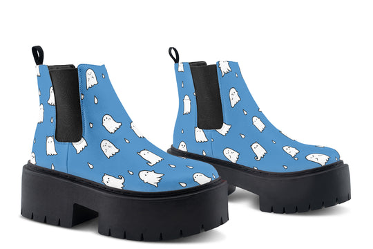 Ocean Ghost Party Platform Chelsea Boots
