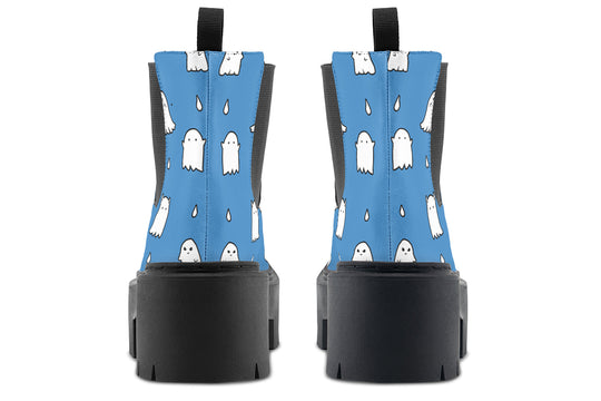 Ocean Ghost Party Platform Chelsea Boots
