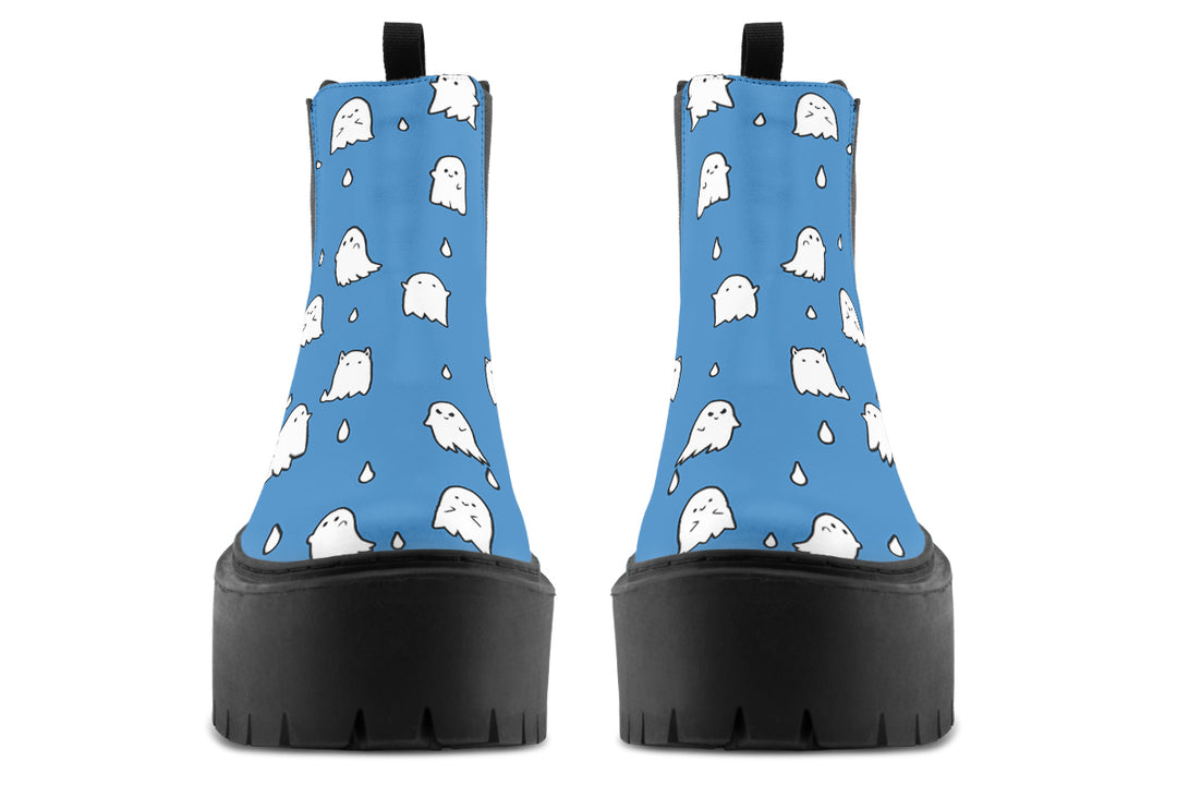 Ocean Ghost Party Platform Chelsea Boots