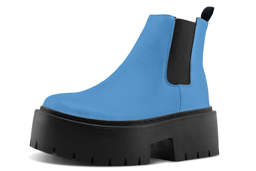 Ocean Wave Platform Chelsea Boots