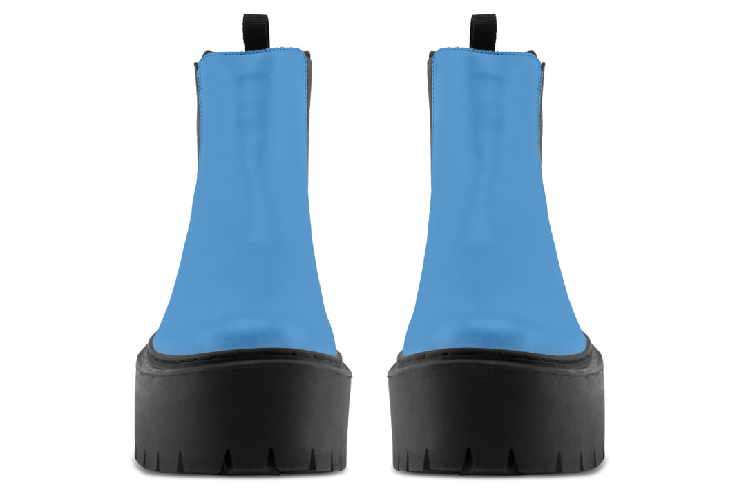 Ocean Wave Platform Chelsea Boots