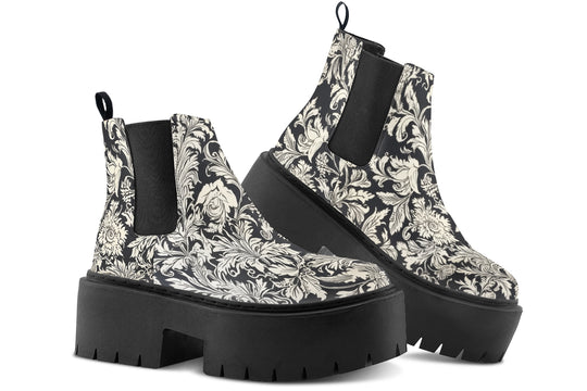 Old Glory Platform Chelsea Boots