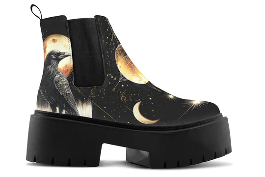 Oracle Raven Platform Chelsea Boots