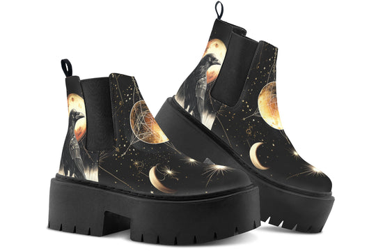 Oracle Raven Platform Chelsea Boots