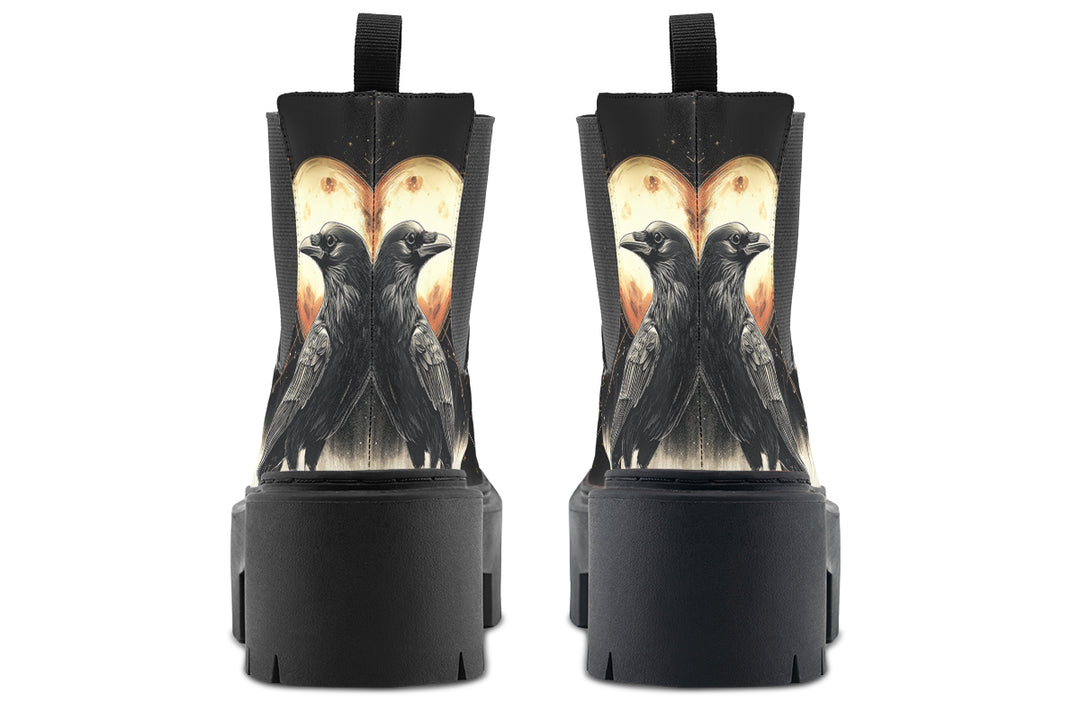Oracle Raven Platform Chelsea Boots