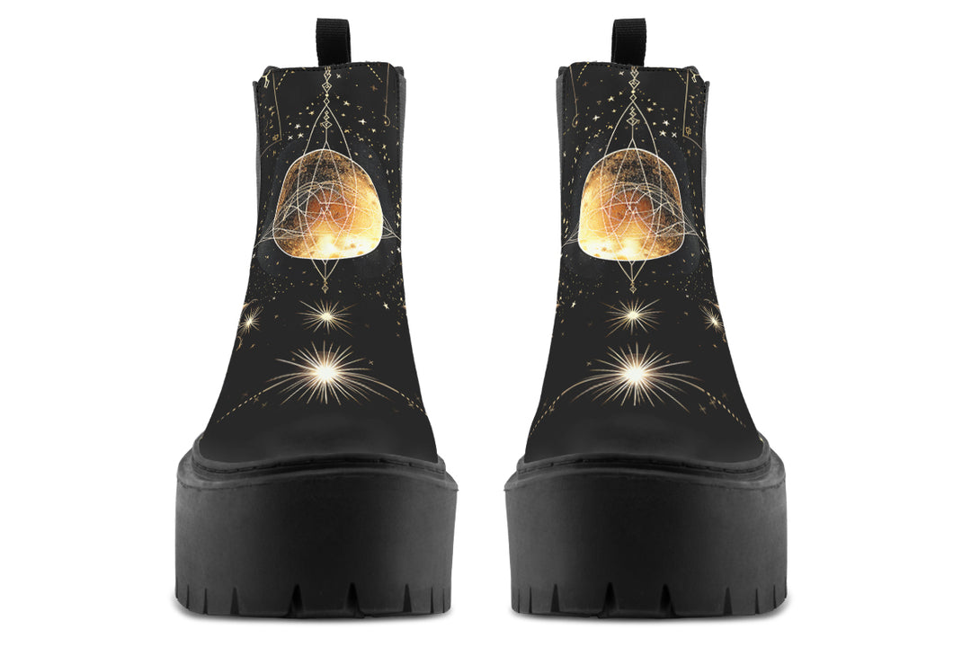 Oracle Raven Platform Chelsea Boots