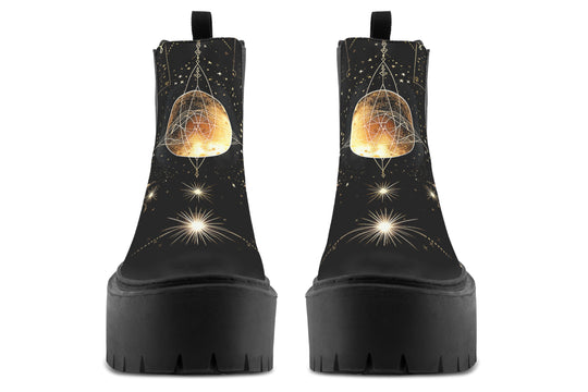 Oracle Raven Platform Chelsea Boots