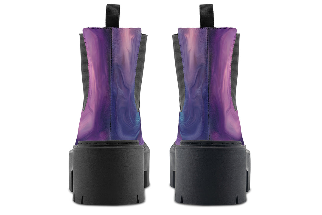 Prismatic Currents Platform Chelsea Boots