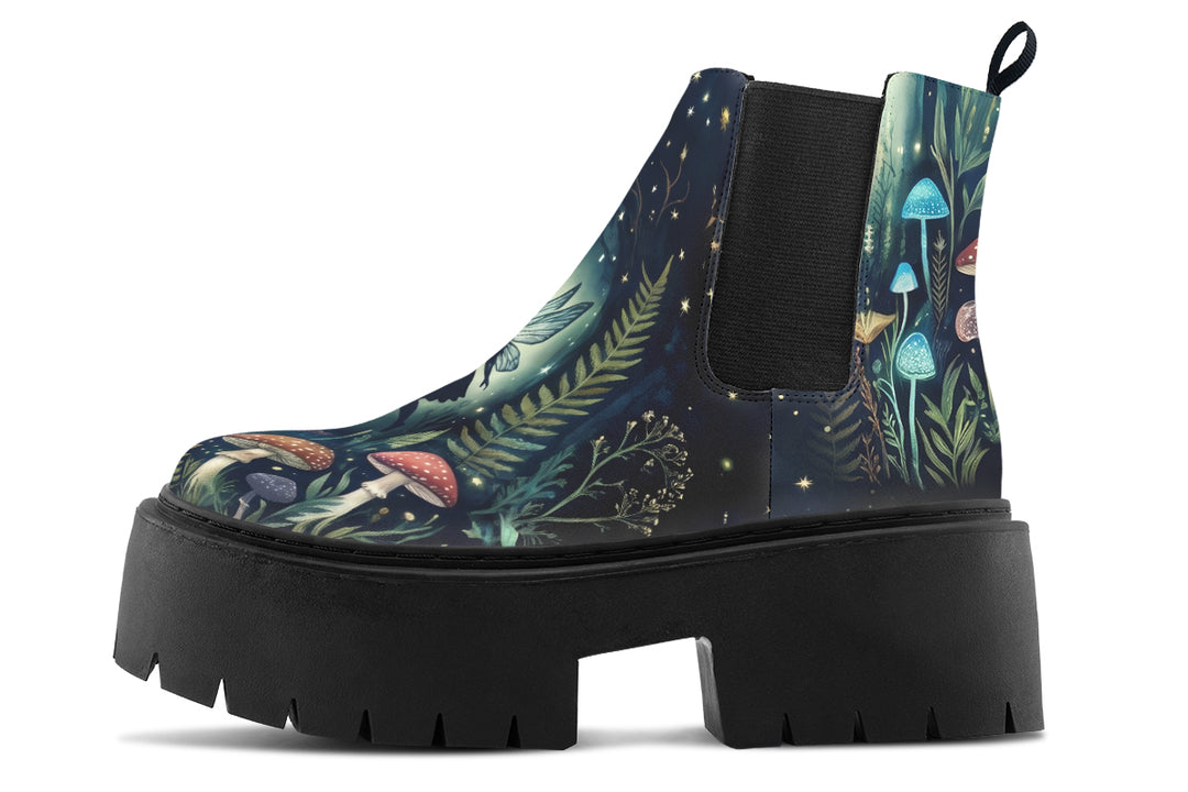 Puck Platform Chelsea Boots