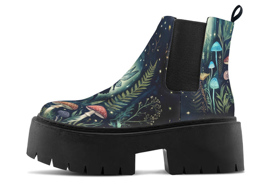 Puck Platform Chelsea Boots