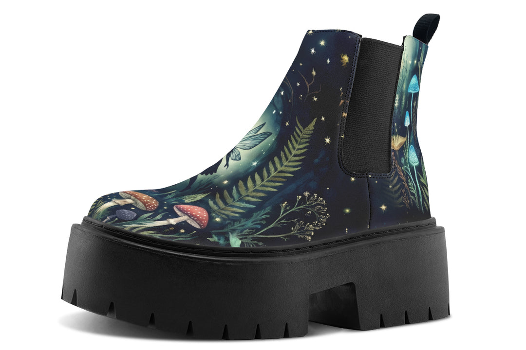 Puck Platform Chelsea Boots