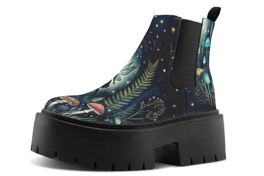 Puck Platform Chelsea Boots