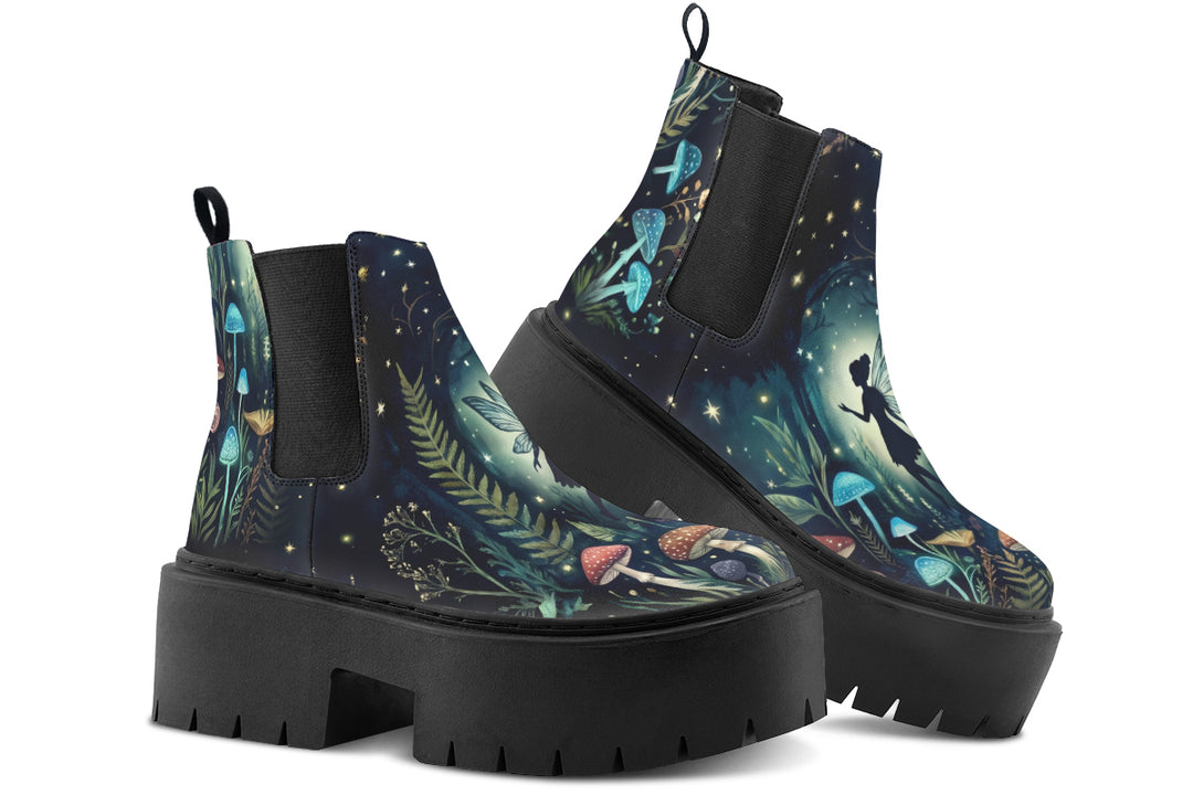 Puck Platform Chelsea Boots
