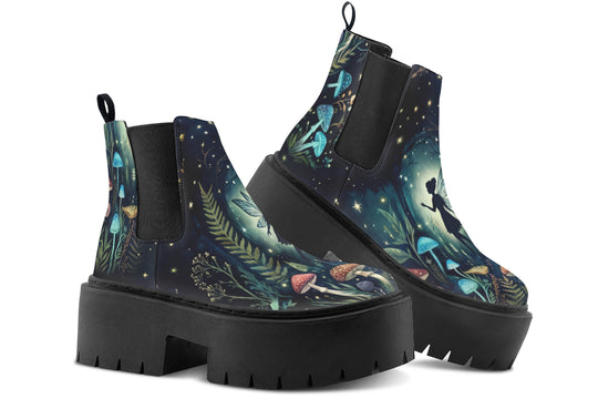 Puck Platform Chelsea Boots