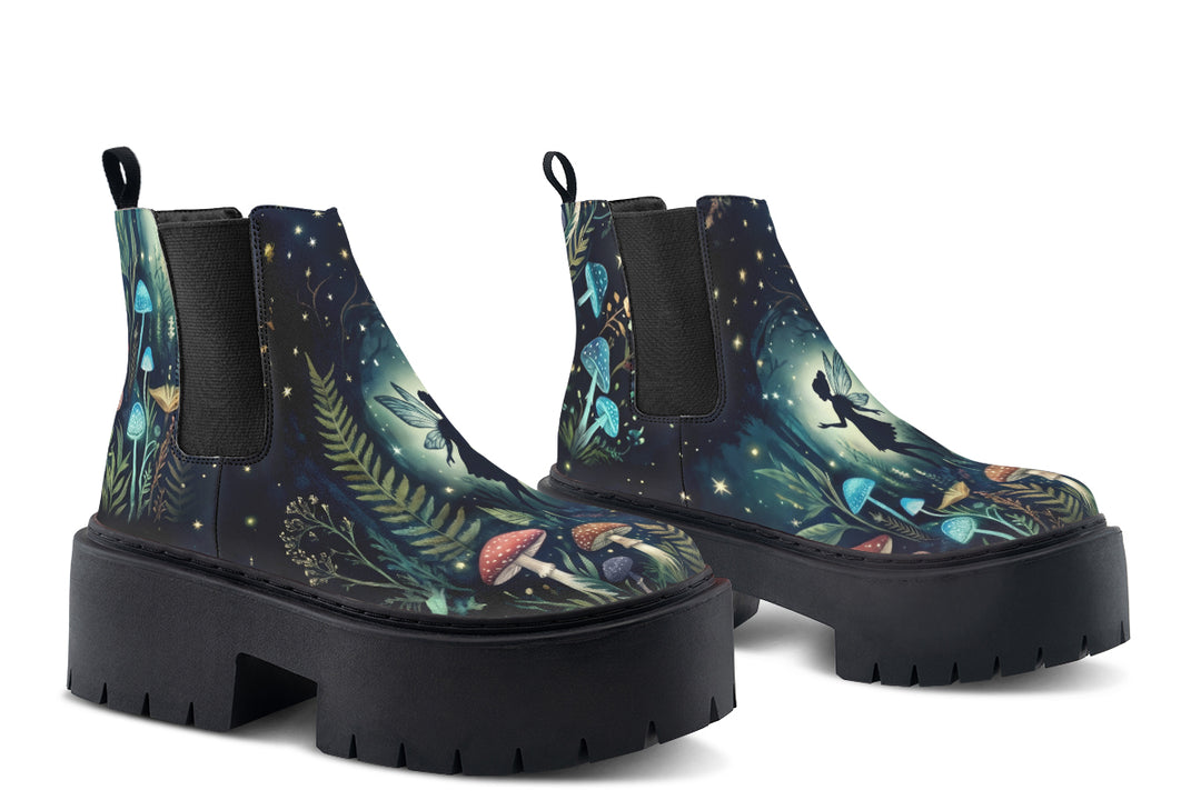 Puck Platform Chelsea Boots