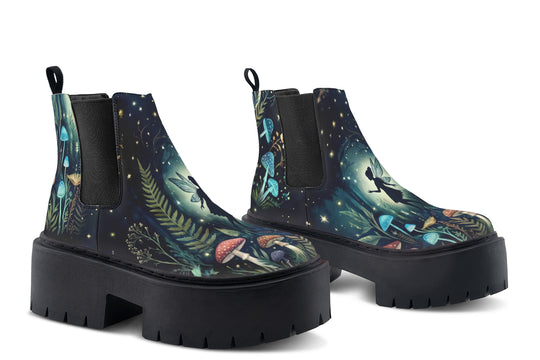 Puck Platform Chelsea Boots