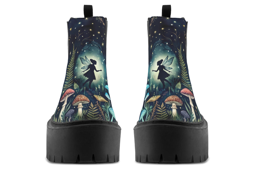 Puck Platform Chelsea Boots
