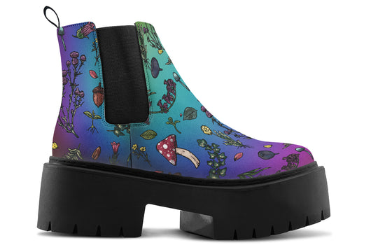 Rainbow Herbology Platform Chelsea Boots