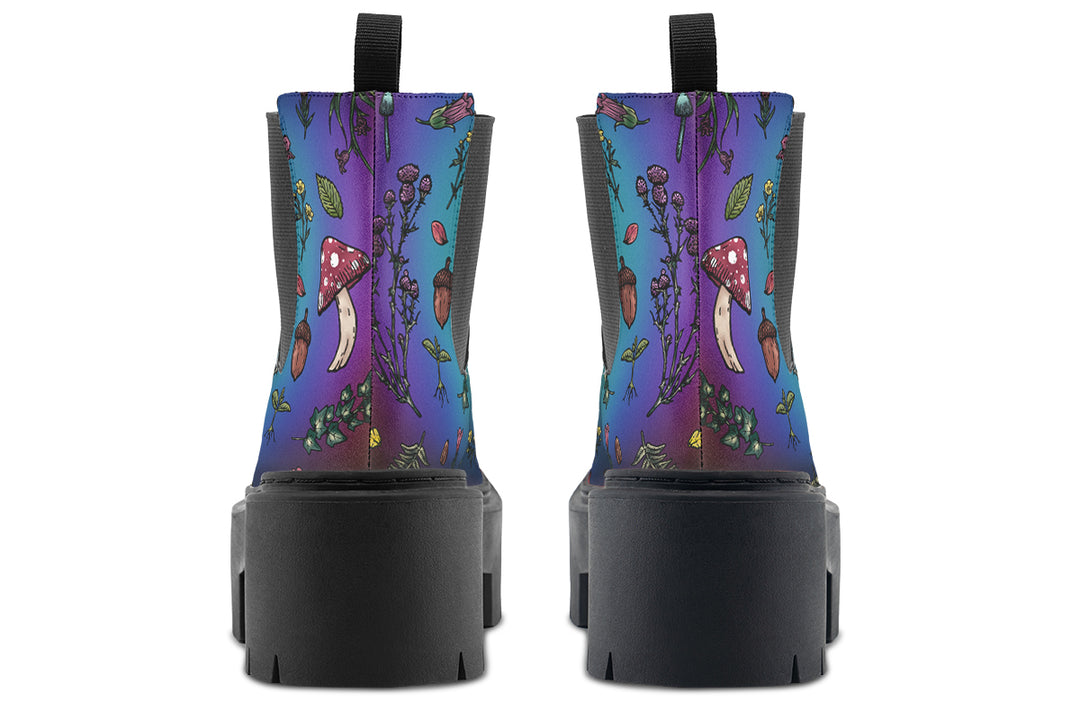 Rainbow Herbology Platform Chelsea Boots
