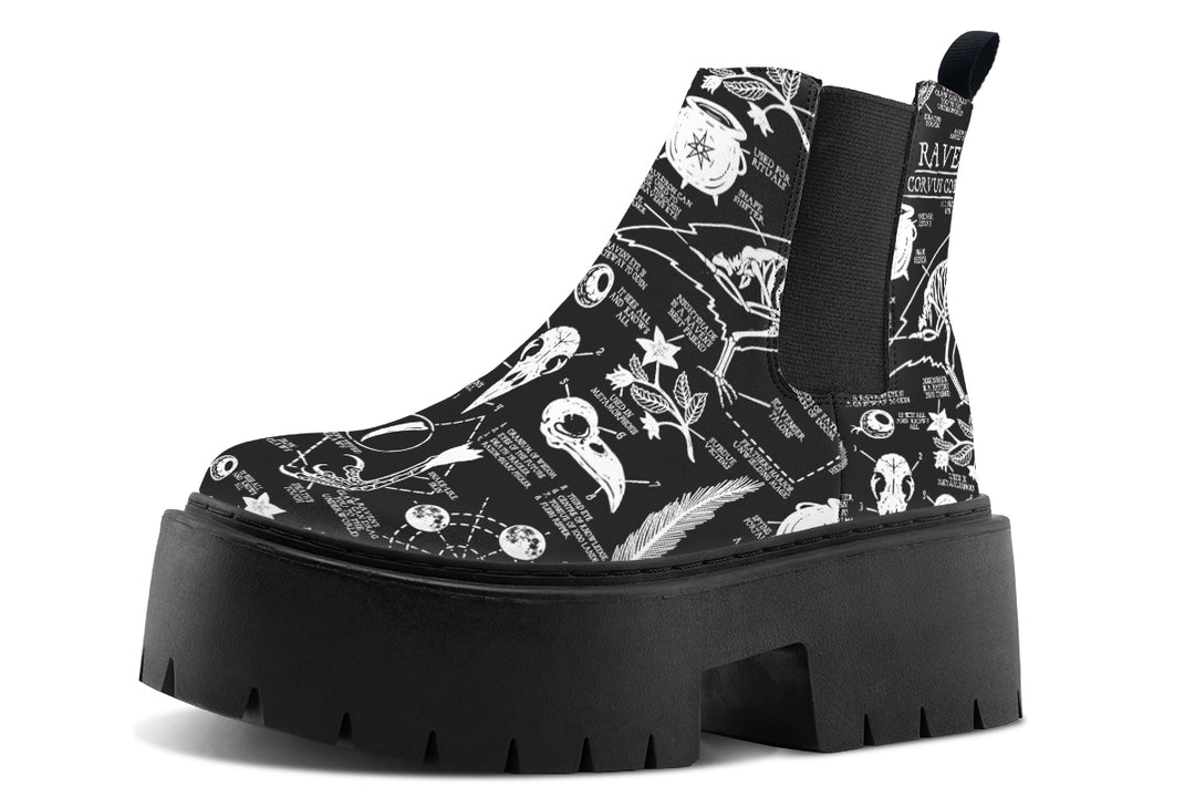 Raven Study Platform Chelsea Boots
