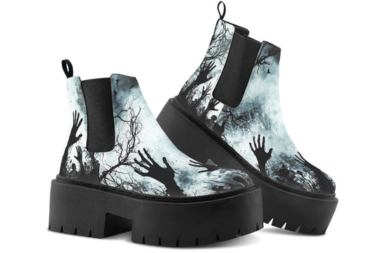 Reanimated Platform Chelsea Boots