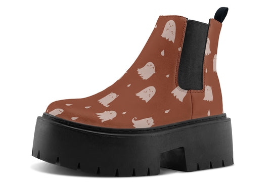 Rosewood Ghost Party Platform Chelsea Boots