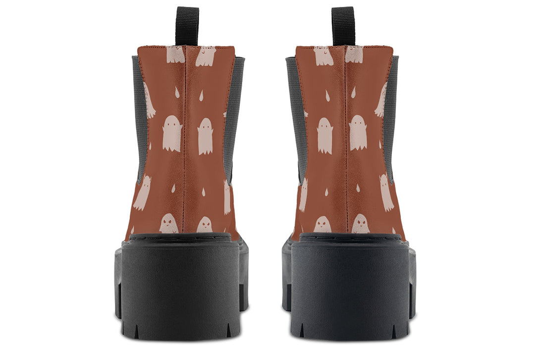 Rosewood Ghost Party Platform Chelsea Boots