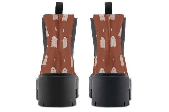 Rosewood Ghost Party Platform Chelsea Boots