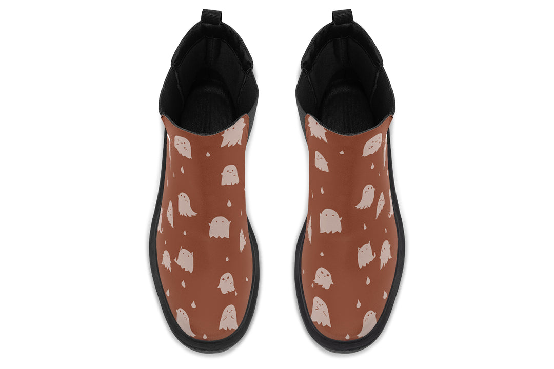Rosewood Ghost Party Platform Chelsea Boots