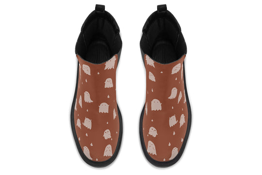 Rosewood Ghost Party Platform Chelsea Boots
