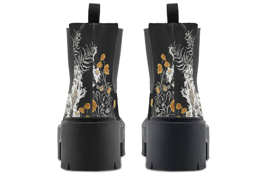 Shadow Ferns Platform Chelsea Boots
