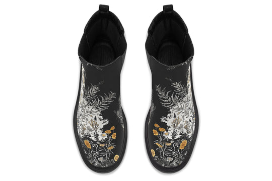 Shadow Ferns Platform Chelsea Boots