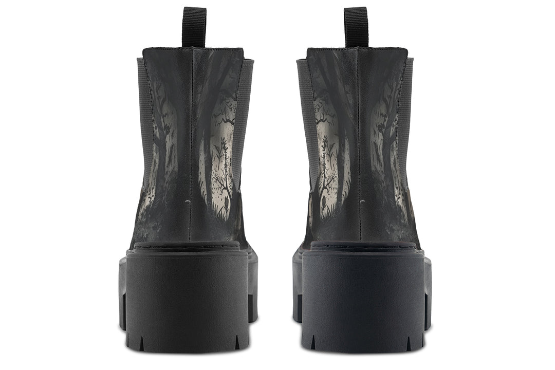 Shadows And Whiskers Platform Chelsea Boots