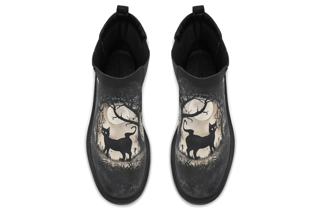Shadows And Whiskers Platform Chelsea Boots