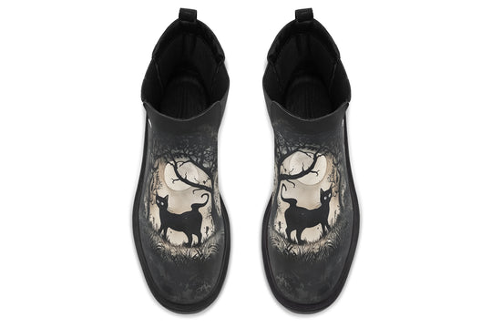Shadows And Whiskers Platform Chelsea Boots